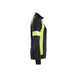 BLAKLADER - 356811589933S Sudadera Hi-vis Mujer con cremallera completa Negro/Amarillo-EAN 7330509917442 ROPA DE TRABAJO DE 2017 - Product Image 5