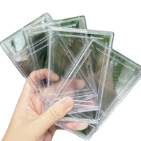 Support magnétique 35pt pour cartes, soudé par ultrasons, pour cartes gradées, étuis de rangement pour cartes à collectionner, support de présentation pour cartes Pokémon et cartes sportives gradées