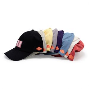 Casquette de baseball en velours côtelé avec broderie du drapeau américain, impression personnalisée de votre design, logo, casquette de papa - Product Image 6