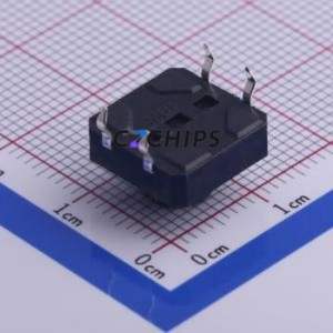 STP-1212A Tactile Switch Through hole Component (THT)-4P,12x12mm Switch Single Pole Single Throw Round Button 1.6N Through Hole - Product Image 2