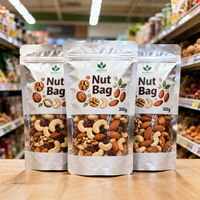 Sachet personnalisé refermable pour biscuits, avec fermeture éclair, anti-odeur, pour emballage de snacks