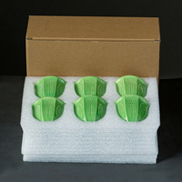 신상품 튤립 꽃무늬 플로럴 디자인 순색 중동 티컵 음료용기 세라믹 도자기 전통 아라비아 컵