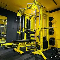 Cage à Squat Commerciale XinRui pour Salle de Sport Domestique, Appareil de Fitness Multifonction, Machines Smith pour Exercices d'Épaules