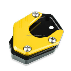 Accessoires de moto Agrandisseur de béquille latérale pour <span class=keywords><strong>Honda</strong></span> XRV 750 XRV750 <span class=keywords><strong>Africa</strong></span> Twin SLR650 NX650 SL NX <span class=keywords><strong>650</strong></span> Dominator Extension Foot - Product Image 2