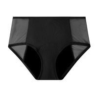 Culottes Menstruelles Réutilisables Style Dentelle en Gros, Sous-vêtements Féminins Lavables, Anti-fuite à 4 Couches