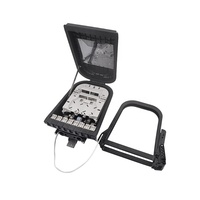 Kotak Distribusi Serat Optik 16 Core Tahan Air IP65 Desain Baru untuk Luar Ruangan FTTH CTO dengan Splitter PLC 1x16/1x8 Adaptor SC Pigtail