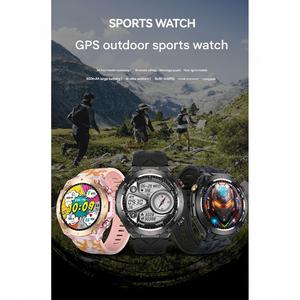 KC82 montre intelligente Bluetooth appel extérieur GPS multi-sports fréquence cardiaque sang oxygène pression boussole sport bracelet - Product Image 1