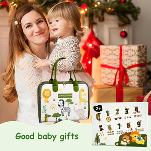 Montessori Drukdoos 2026 voor Jongens & Meisjes Cadeaus Zintuiglijk Speelgoed voor peuters Autisme Educatief Reisspeelgoed Vilt Drukboek - Product Image 4