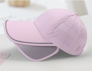 Summer Sun Visor With Retractable Brim Uv Protection Adjustable Cap Beach Sport <b>Hat</b> <b>for</b> Women Men Promotion Gift - Product Image 3