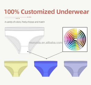 Morcoda YIWU ropa interior de cintura ancha de talla grande letra impresa algodón cómodo de alta calidad de tamaño mixto Sexy bragas de mujer - Product Image 6