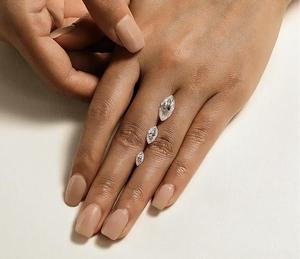 Bague en argent sterling 925 plaqué or 14k 18k avec diamant CZ taille marquise 15*8,5 mm, bijoux pour femmes - Product Image 5