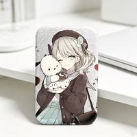 Fournisseur de badges métalliques anime au design tendance, épingles à bouton en étain personnalisées avec logo, formes rondes et carrées