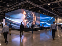Pantalla LED COB P1.86 para Interiores, 640x480mm, 3840Hz, para Stand de Ferias Comerciales, Disponible en Almacén de EE. UU.