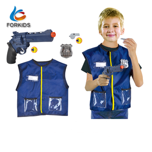 Ensemble de 5 costumes de policier pour enfants avec pistolet jouet, jeu de rôle, ensemble de costumes de jeu de rôle pour enfants - Product Image 6