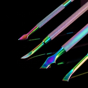 ציפורניים <span class=keywords><strong>cuticle</strong></span> ערכות קשת לציפורן קשת לציפורן טיפוח יופי כלי נירוסטה קשת ציפורניים - Product Image 4