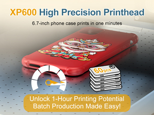 Small Size UV Flatbed <b>Printer</b> XP600 Printhead Uv Dtf <b>Printer</b> Xp600 Cmyk White Varnish Vacuum Platform for Bottle Phone Case - Product Image 6