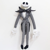 Cauchemar avant noël Anime Jack démon crâne en peluche poupée Halloween squelette en peluche jouet personnalisé jouet bas quantité minimale de commande