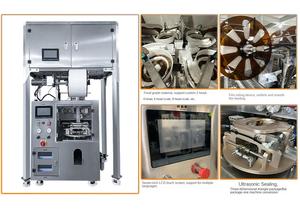 Machine de conditionnement triangulaire de sachet de thé pour le thé vert, thé noir, thé oolong - Product Image 3