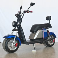 Scooter tout-terrain Citycoco 1000-2000W, autonomie 40-60 km, double vitesse, vélo électrique vintage à deux roues pour adultes SHANSU SS-701