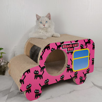 Carton en forme de voiture personnalisé griffoir pour chat maison papier durable griffoir tour pour chats