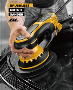 Hochwertige Handgeführte Elektrische Wandpoliermaschine Schleifpapiermaschine Auto-Polier-Schleifmaschine mit Bürstenlosem Motor - Product Image 3