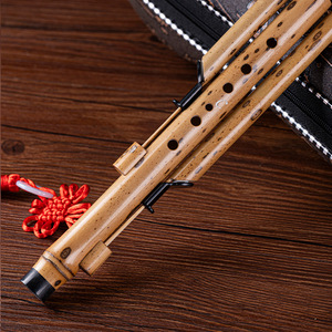 ขลุ่ยไม้ไผ่ลายดอกบัวและลายตาฟีนิกซ์ขายส่ง มาพร้อมกล่องแยกสำหรับระดับการเล่นที่แตกต่างกัน - Product Image 2