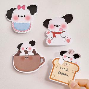 Cartoon Dog <b>Sticky</b> <b>Notes</b> Cute Student Puppy High Quality Appearance Message <b>Note</b> Paper Removable Adhesive Feature Writing Memo - Product Image 2
