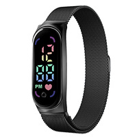 Montre numérique LED tendance à succès, en alliage, pour homme, femme et enfant, montre électronique, cadeau, montre de sport étanche