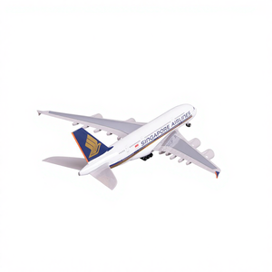 32cm A380 Singapore Airlines Diecast Kids Toys Aircraft Model with LED Lights <strong>Creative</strong> <strong>Cultural</strong> <strong>Collectible</strong> <strong>Artifacts</strong> - Product Image 1