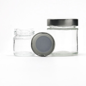 Pot en verre cylindrique personnalisé avec logo, 25 ml, 35 ml, 100 ml, pour la cuisine, le stockage alimentaire, mini pot à confiture, miel, avec bouchon à vis - Product Image 4