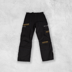 Logotipo personalizado del fabricante, etiqueta privada a juego, recto, ecológico, transpirable, de lona pesada, Jogger de gran tamaño - Product Image 3