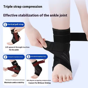 Protège-cheville réglable confortable et souple pour hommes et femmes, pour la course à <span class=keywords><strong>pied</strong></span>, la protection des pieds, la stabilisation des entorses <span class=keywords><strong>de</strong></span> la cheville - Product Image 4
