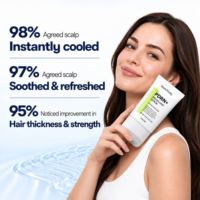 Serum Rambut Eksosom Label Pribadi dengan Aplikator Sikat untuk Perawatan Kulit Kepala, Menguatkan Akar Rambut, Mencegah Kerontokan, Perawatan Kulit Kepala Harian