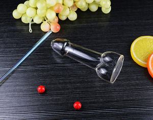 Bouteille en verre en forme de pénis créatif Bar Ware Boire à la main Cristal Dick Sexy Cocktail Vin Verres à liqueur Tasses - Product Image 6