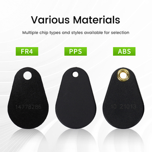 ABS đen bền NFC RFID ABS keyfob truy cập tag 13.56MHz/125Khz RFID Key Fob - Product Image 5