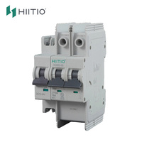 Disjoncteur miniature DC HIITIO HCB2D-80 UL 489 certifié DC1000V 16A-80A 1P/2P/3P/4P DC MCB