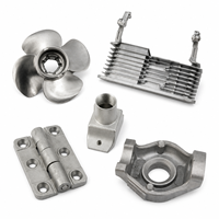 Pièces moulées par gravité en alliage d'aluminium personnalisées OEM ADC12 A380 A356 pour composants automobiles, machines et composants industriels