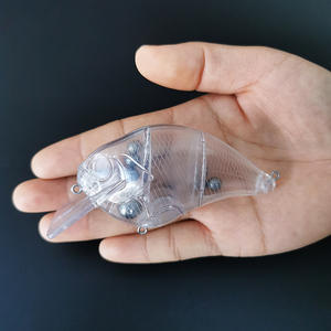 T-9200 supérieure droite 9.5cm 25.8g carré Bill Topwater manivelle appât corps <span class=keywords><strong>de</strong></span> leurre leurre non peint appâts durs artificiels plongeurs peu profonds - Product Image 4