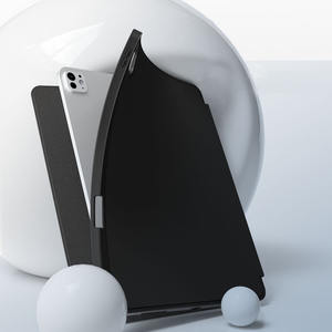 Custodia protettiva posteriore in morbido TPU con portamatite custodia per Auto Sleep swake <span class=keywords><strong>Cover</strong></span> per <span class=keywords><strong>Apple</strong></span> <span class=keywords><strong>iPad</strong></span> <span class=keywords><strong>Pro</strong></span> <span class=keywords><strong>11</strong></span>(M4) 2024 - Product Image 6