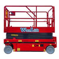 Wanlift Genie Design Elektrische Hydraulische Scherenhebebühne Mini Mobile Hebebühne Stahl 4-Personen-Kapazität für Bauarbeiten