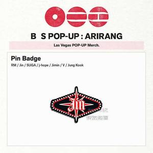 Broche creativo pop-up de ídolos de KPOP ARIRANG, JUNGKOOK, J-HOPE, SUGA, RM, <span class=keywords><strong>JIN</strong></span>, JIMIN, V, de acrílico, para diario, clip, bolso, ropa, decoración - Product Image 3