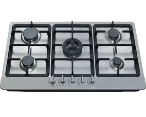 5 Burners Gas hob autometic gas stove gas cooker