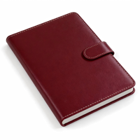 Agenda personnalisé en cuir PU sur mesure avec logo personnalisé, fermeture à boucle, pour cadeau d'entreprise et papeterie de bureau