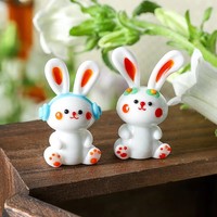 Hasen-Baby-Lampe aus Glaskunst, Hängende Dekoration im Tierstil, Bunte Tischdekoration für Wohnzimmer
