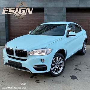 Envoltura de vinilo para vehículo VN45 Super Matte Glacier Blue, película de protección de pintura para coche autocurativa, cambio de Color - Product Image 2