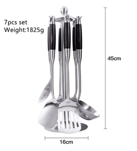 Ustensiles <span class=keywords><strong>de</strong></span> <span class=keywords><strong>cuisine</strong></span> en acier inoxydable 304, manche en bois, outils <span class=keywords><strong>de</strong></span> <span class=keywords><strong>cuisine</strong></span>, cuillère, Wok, spatule, écumoire, ustensiles <span class=keywords><strong>de</strong></span> <span class=keywords><strong>cuisine</strong></span> - Product Image 6