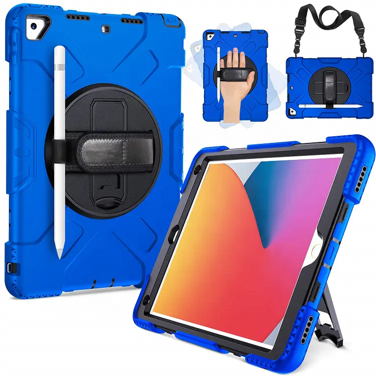 Für iPad 8 10,2-Zoll-Tablet-Schutzhülle Pirate King Soft Silicone Full Protection Tablet-Hülle für iPad 9 Hülle 7. Generation