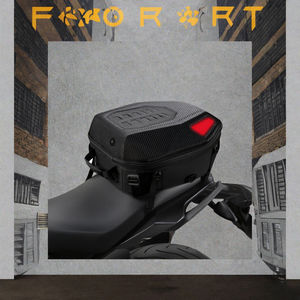 Mochila de Motociclista Oxford de Gran Capacidad, Bolsa de Asiento Trasero Multifuncional con Característica Luminosa, 43X35X21cm - Product Image 2