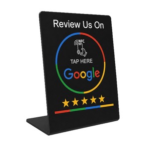 Support d'affichage NFC Leicester Ntag215 13.56MHz avec fonction Tap To Review pour Google Play, Dianping, Douyin, Xiaohongshu, Alipay et Code QR - Product Image 3