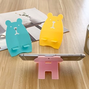 Creative Rabbit Phone Holder <b>Adjustable</b> Foldable <b>Desk</b> Stand For Mobile Phones Plastic Lazy Person Stand - Product Image 2